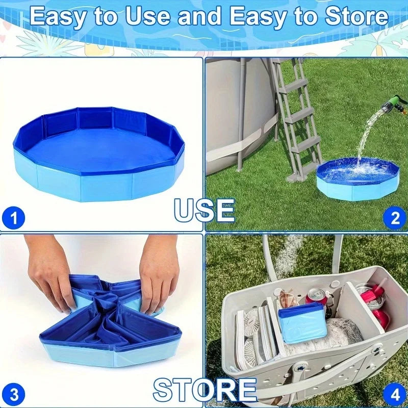 Portable Foldable Foot Bath for Poolside Use