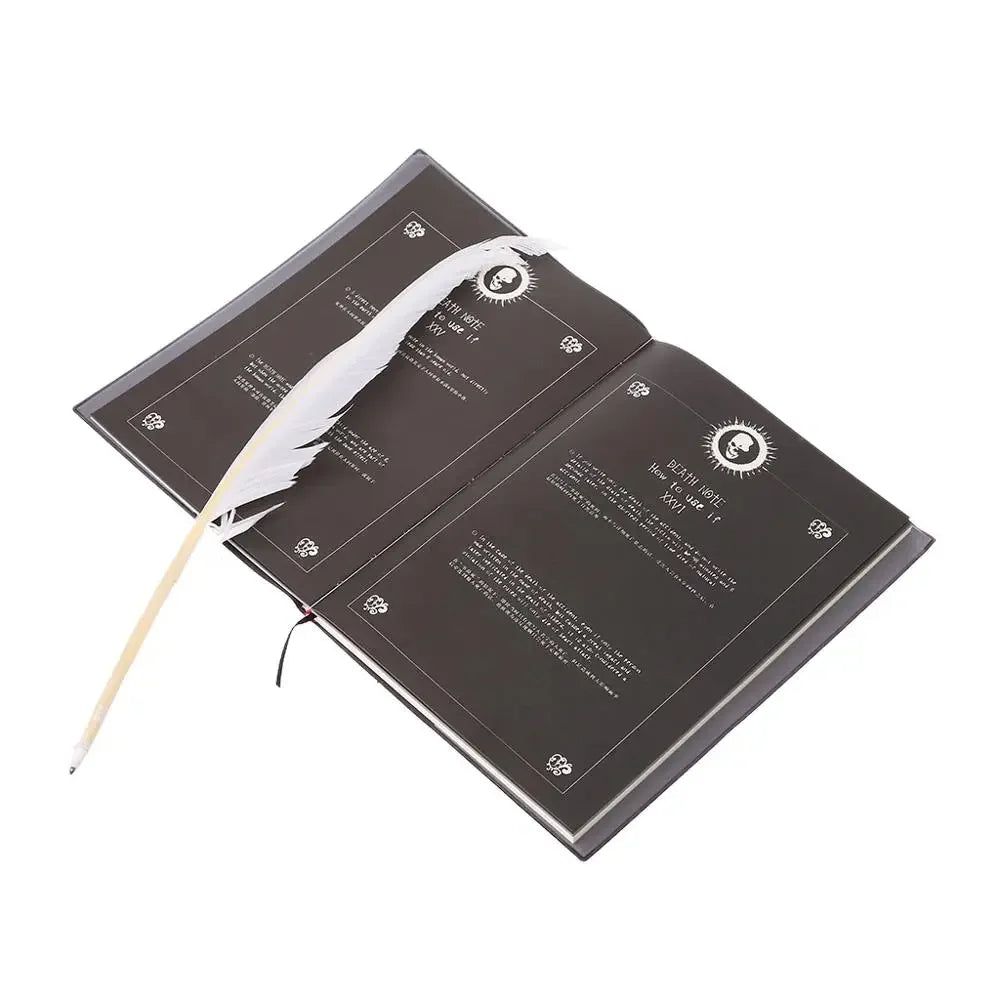 Death Note Anime Notebook – Black PU Leather Writing Journal