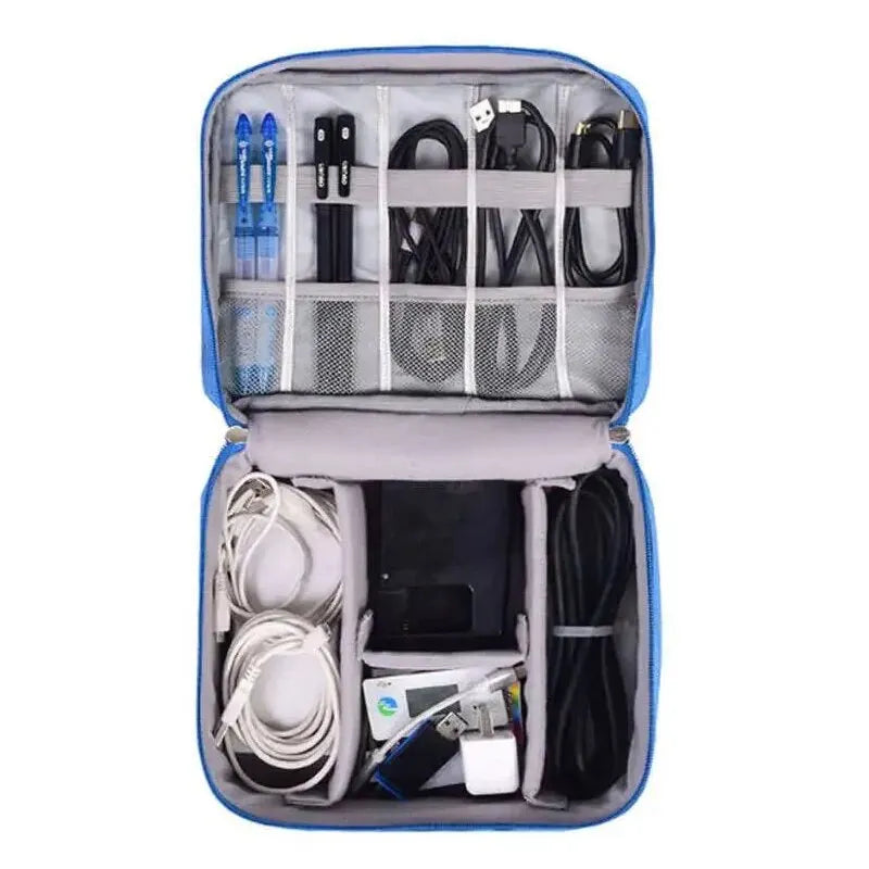 Waterproof Travel Cable Organizer Bag for Chargers & Electronic Accessories