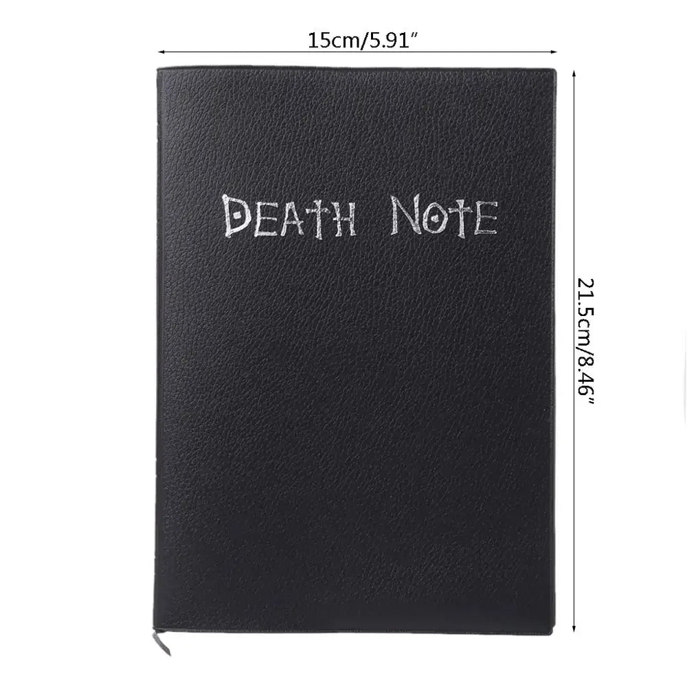 Death Note Anime Notebook – Black PU Leather Writing Journal