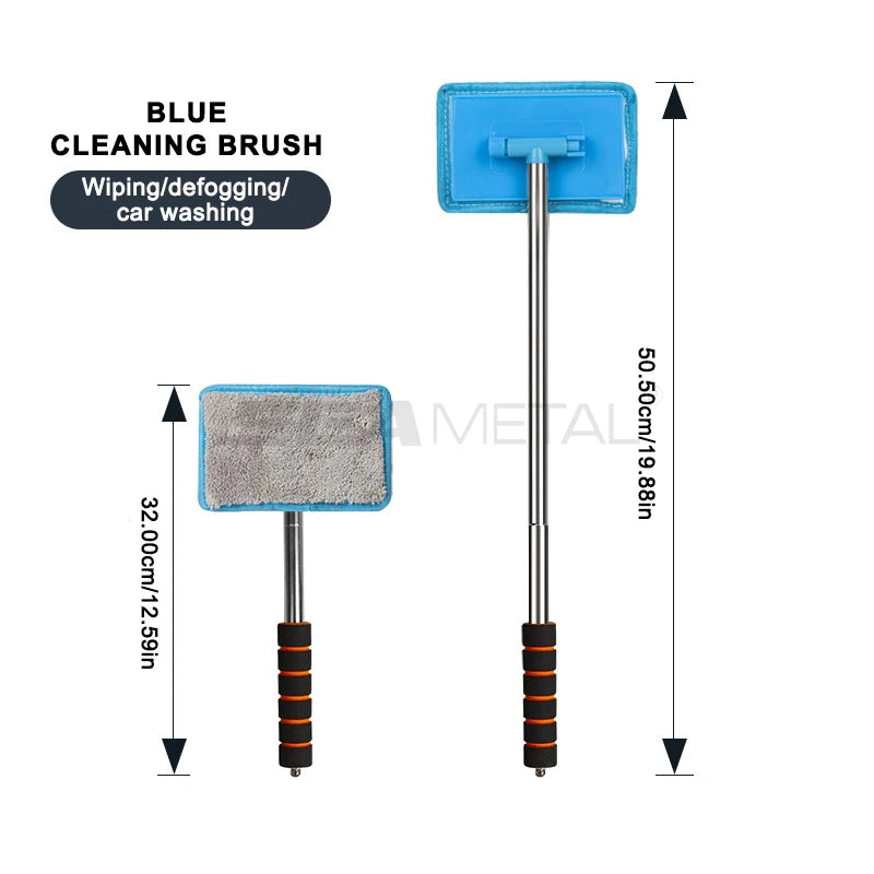 Car Windshield Cleaning Brush – Telescopic Long Handle Glass Cleaner