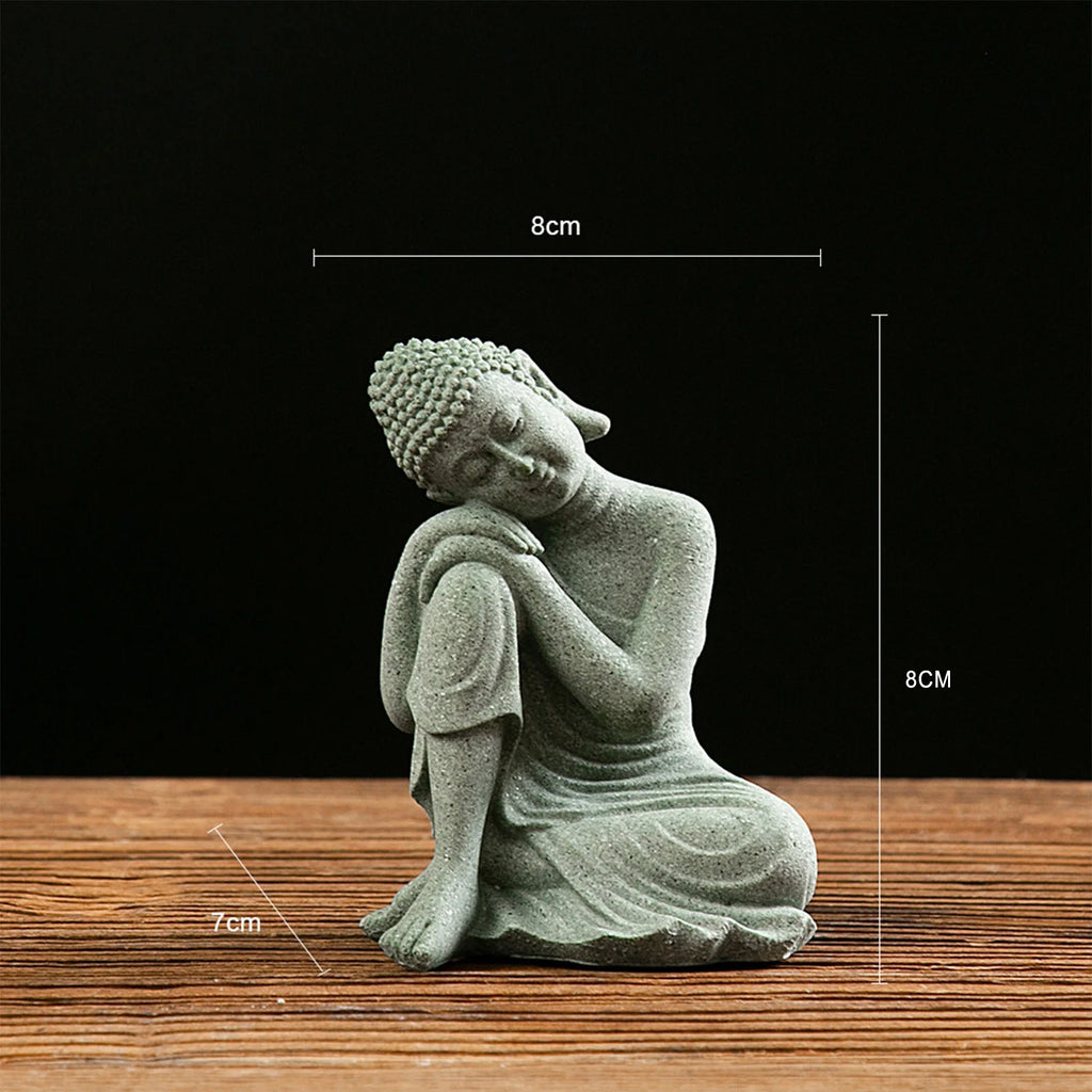 Mini Buddha Meditation Statue – Zen Tabletop Home Decor