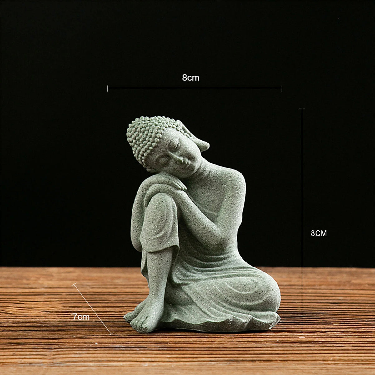 Mini Buddha Meditation Statue – Zen Tabletop Home Decor