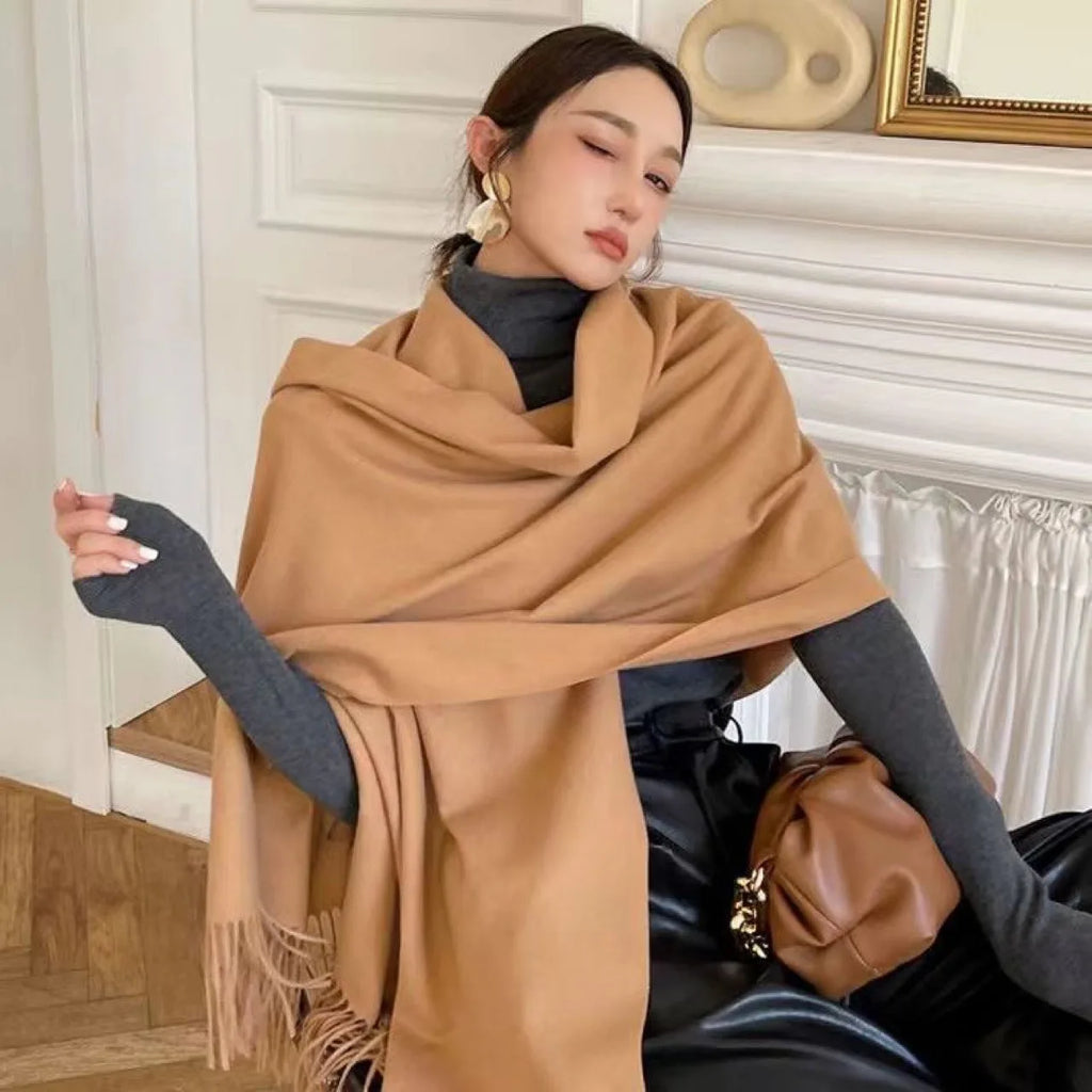 Women's Elegant Winter Scarf – Soft Warm Long Shawl