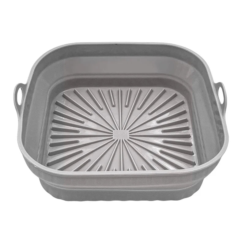 Foldable Silicone Air Fryer Liner – Reusable Baking Tray