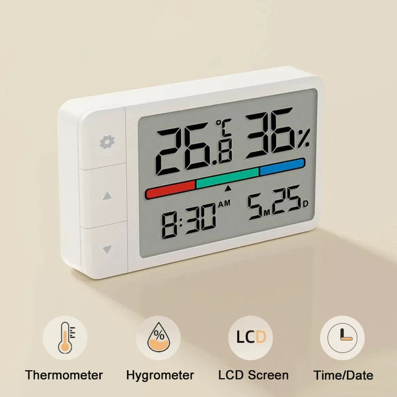 Digital Indoor Thermometer Hygrometer – Temperature & Humidity Monitor
