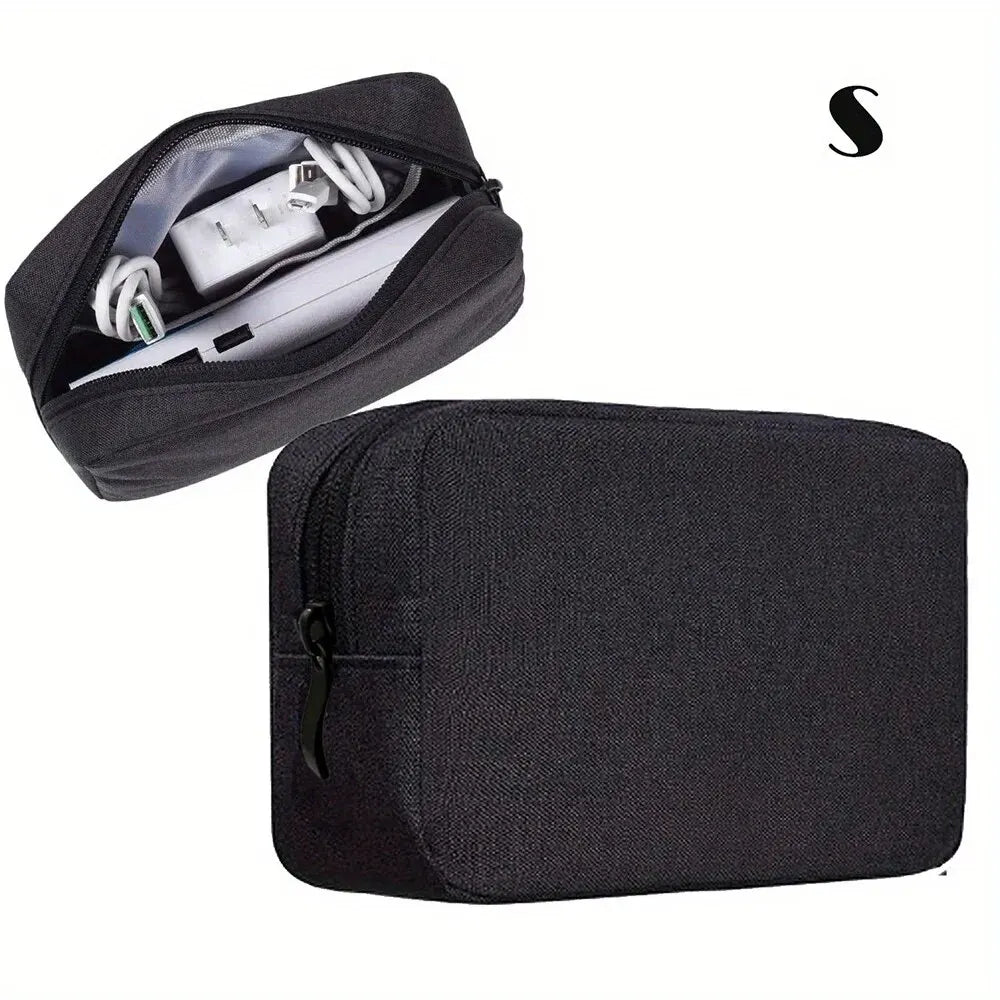 Travel Cable Organizer Bag – Portable Electronics & Cord Storage Pouch