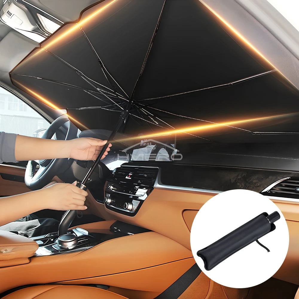Foldable Car Windshield Sunshade – UV & Heat Protection Cover