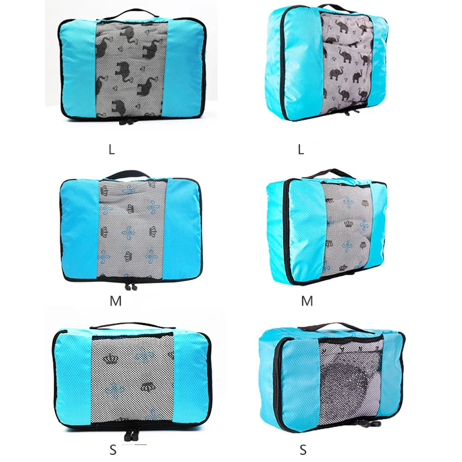 Travel Compression Packing Cubes – Luggage Organizer Bags