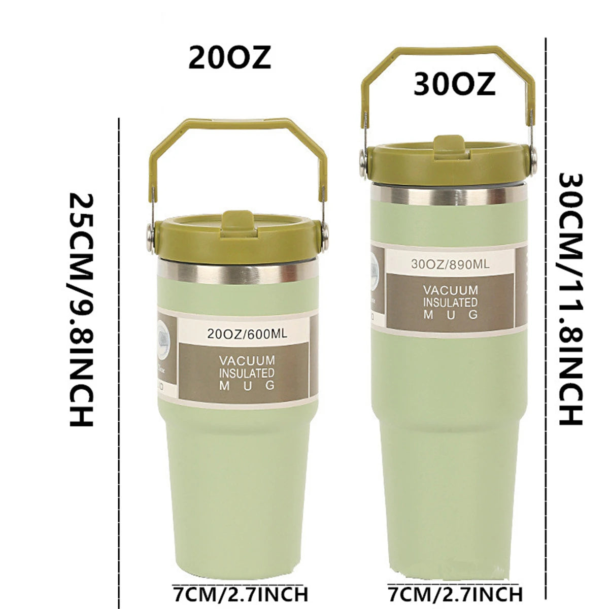 Stainless Steel Insulated Tumbler with Handle