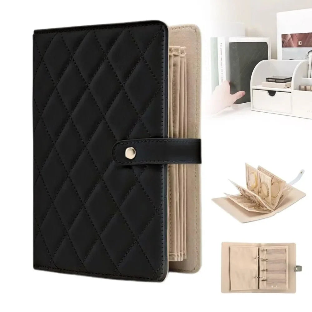 Portable Jewelry Organizer Binder Book