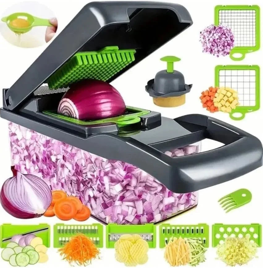 Multifunction Vegetable Chopper & Slicer – Handheld Food Cutter