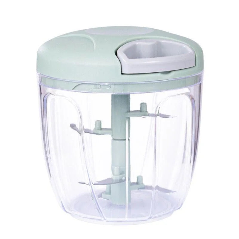 Manual Food Chopper – Mini Vegetable & Garlic Press Cutter