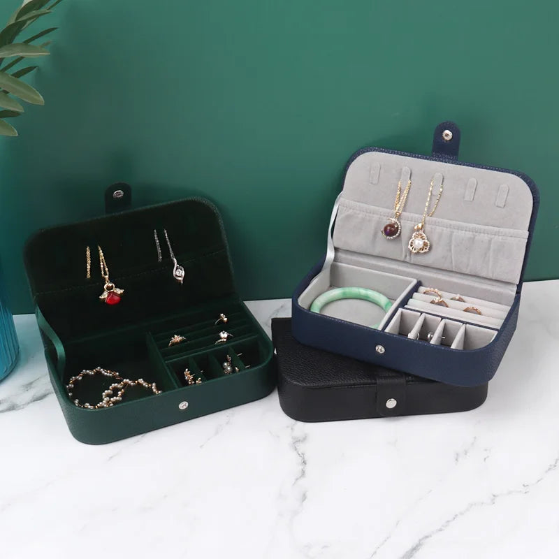 Portable Travel Jewelry Organizer Case