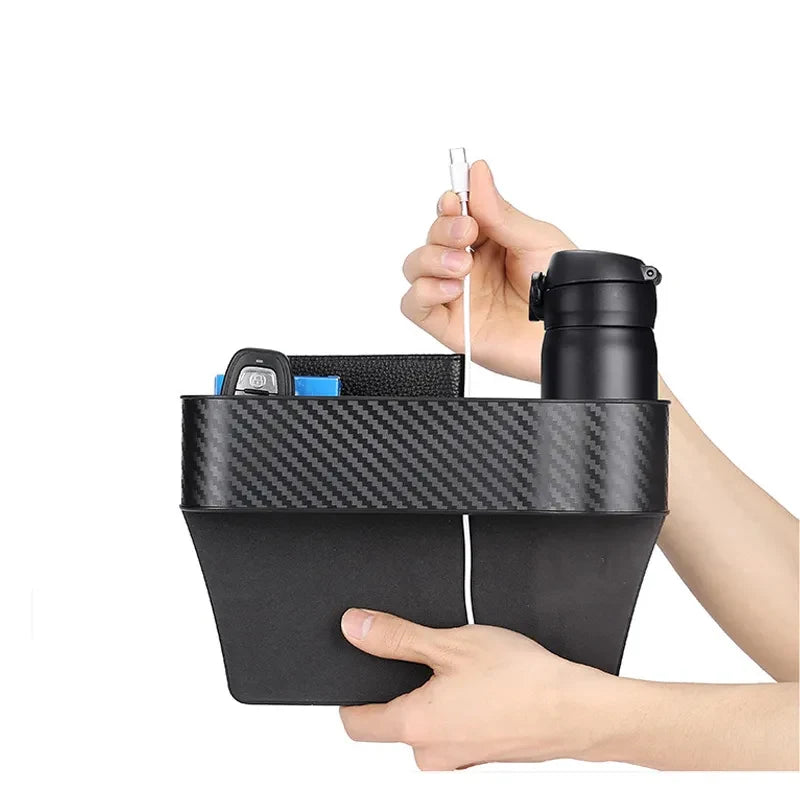 Car Seat Gap Organizer – Multifunctional Storage Box with Cup Holder