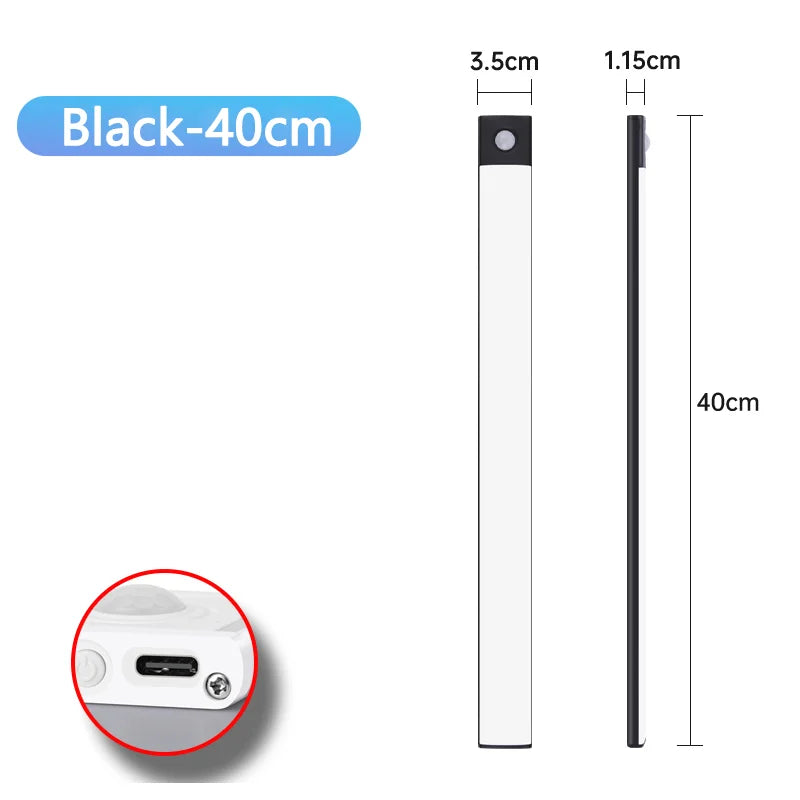 Motion Sensor LED Light – USB Rechargeable Under Cabinet Light