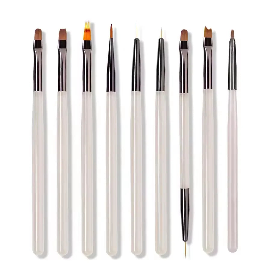 Professional Nail Art Brush Set for Detailed Nail Designs