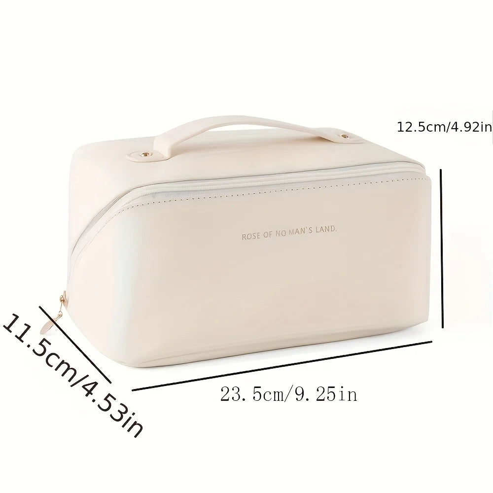 Portable Makeup Organizer Bag with Handle