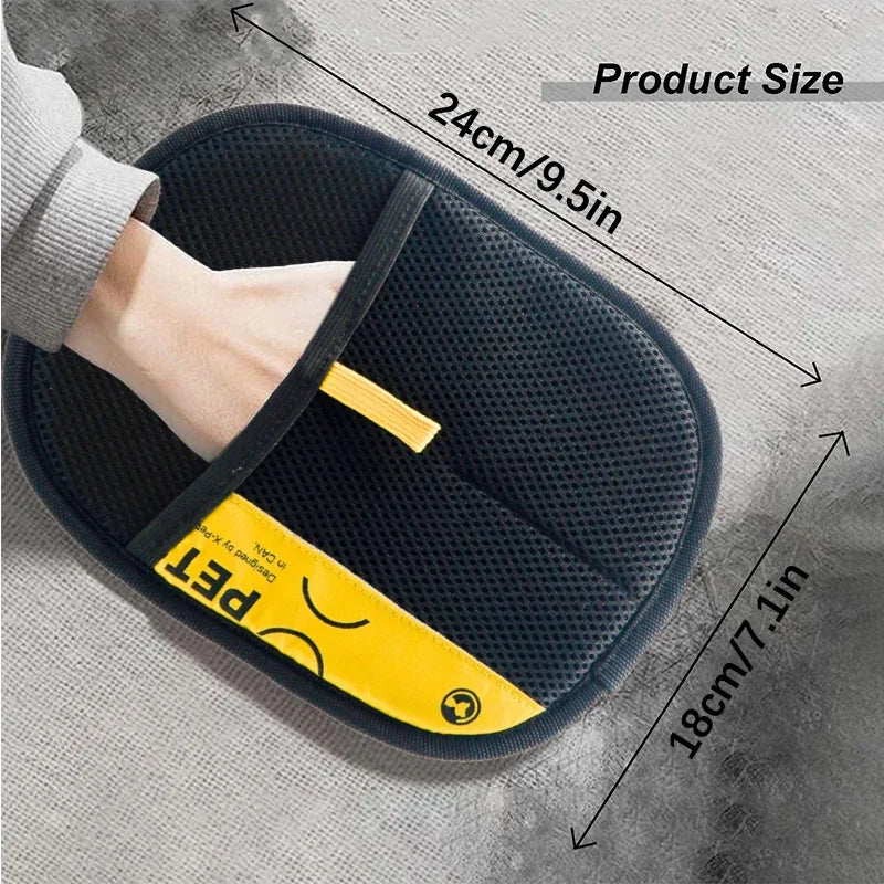 Electric Pet Hair Remover Glove – Reusable Grooming Glove for Cats & Dogs
