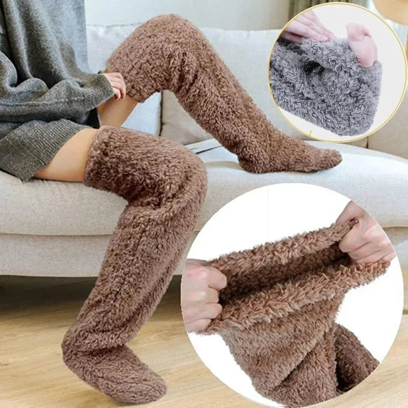 Women's Warm Sleep Socks – Soft Cozy Winter Bed Socks