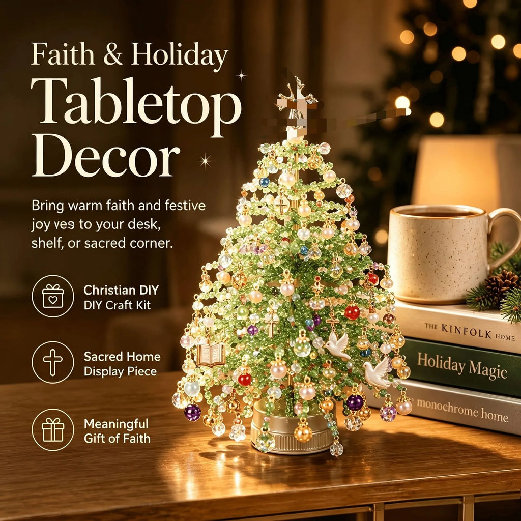 DIY Beaded Christmas Tree Kit – Handmade Holiday Decoration