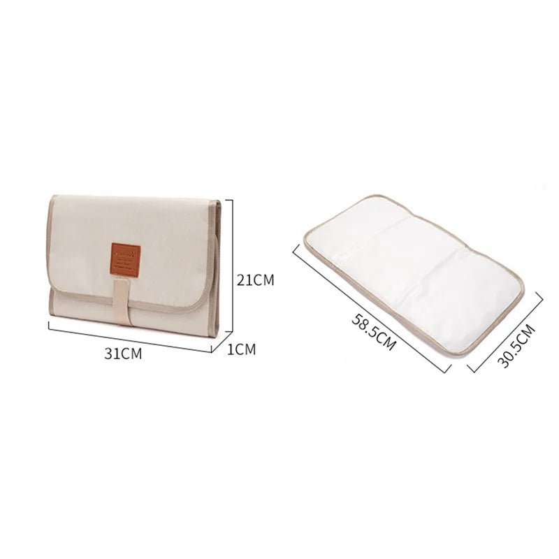 Foldable Baby Diaper Changing Pad – Waterproof Portable Travel Mat
