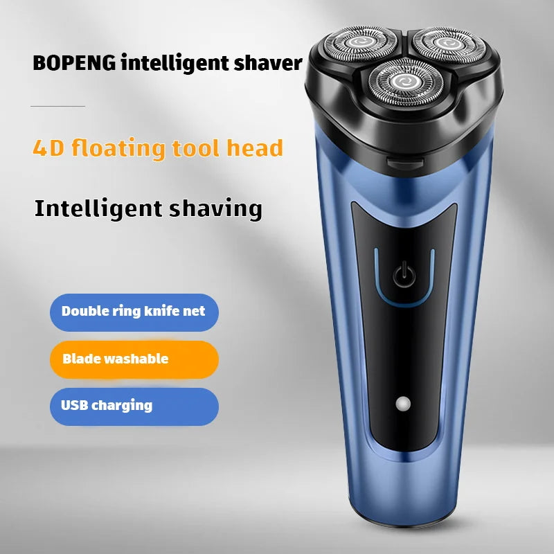 Rechargeable Electric Shaver for Men – USB Cordless Beard Shaving Machine