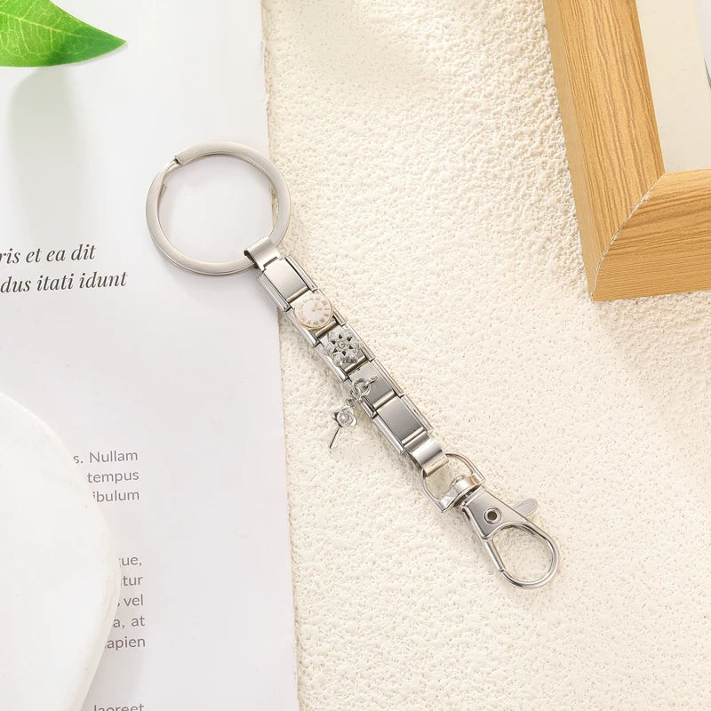 Stainless Steel Chain Keychain for Men & Women