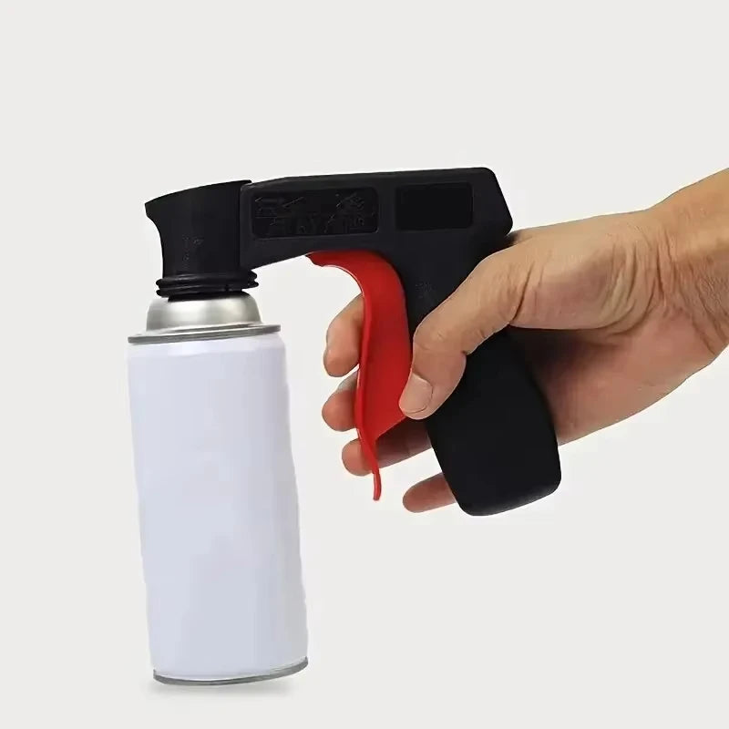 Portable Spray Paint Can Handle – Universal Aerosol Spray Grip