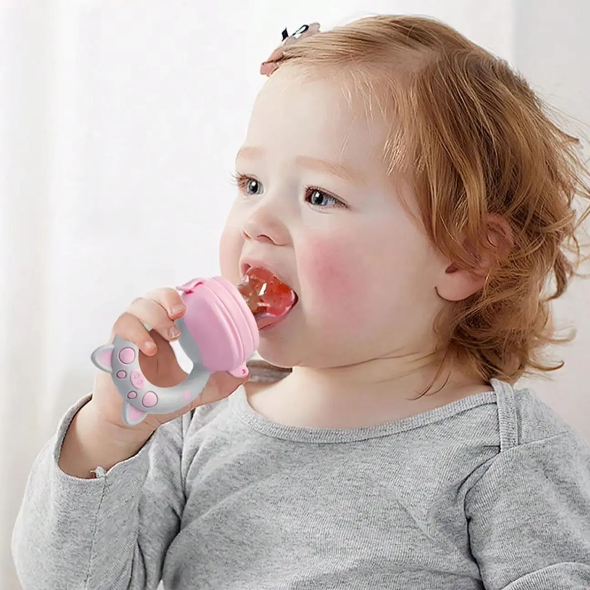 Silicone Baby Fruit & Vegetable Feeder – Soft Food Feeding Pacifier