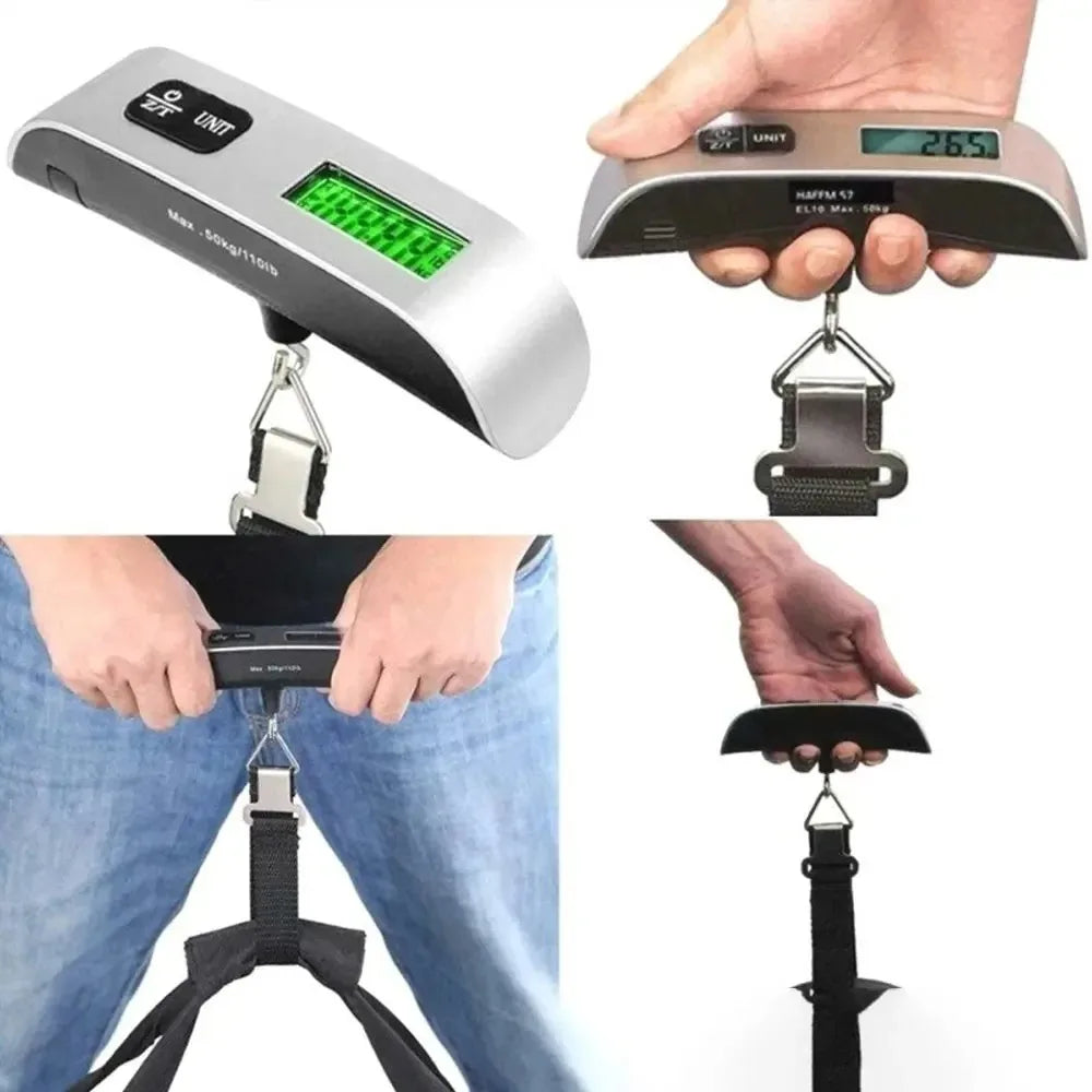 Portable Digital Luggage Scale 110lb/50kg with LCD Display