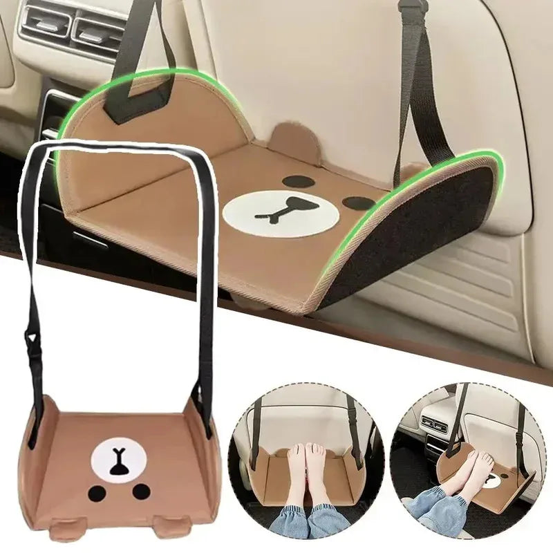 Adjustable Car Rear Seat Hanging Footrest