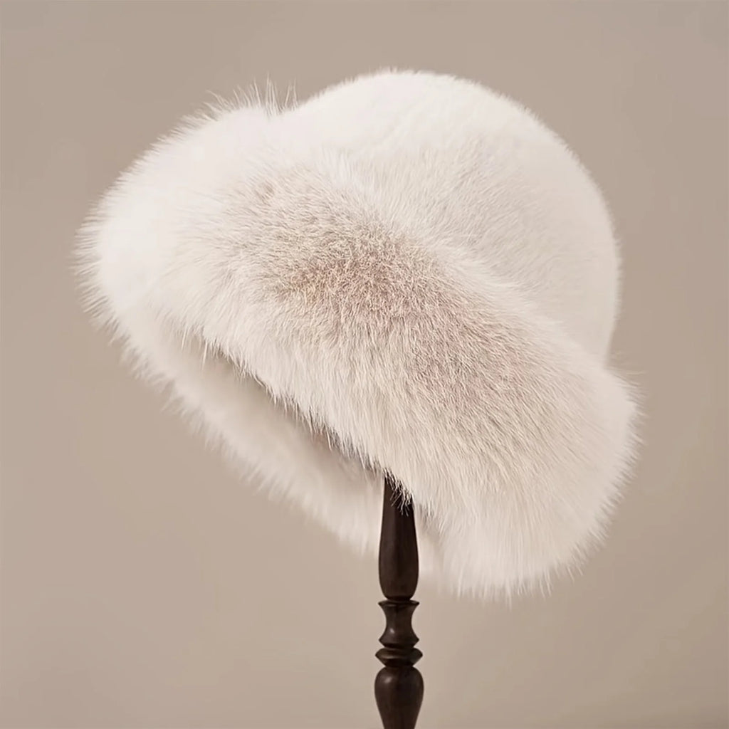 Women's Faux Fur Winter Hat – Soft Warm Cold Weather Cap