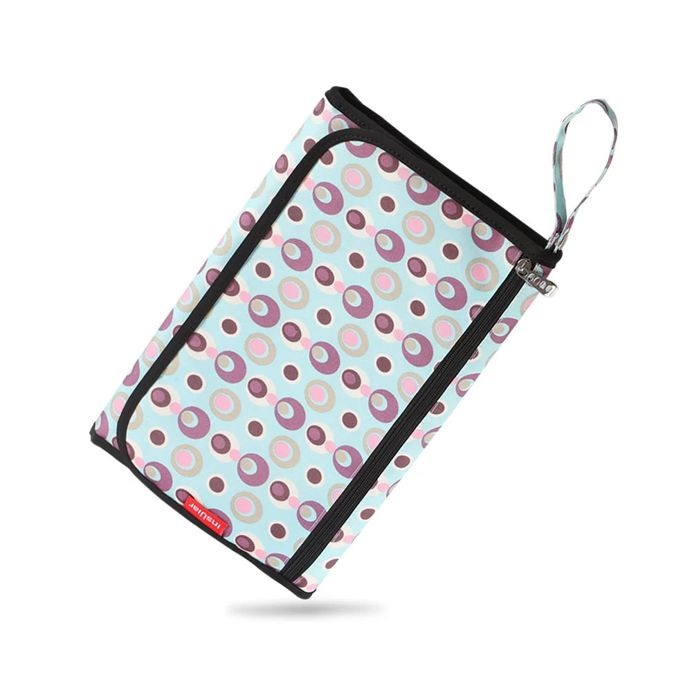 2-in-1 Portable Baby Changing Mat – Waterproof Foldable Diaper Changing Pad