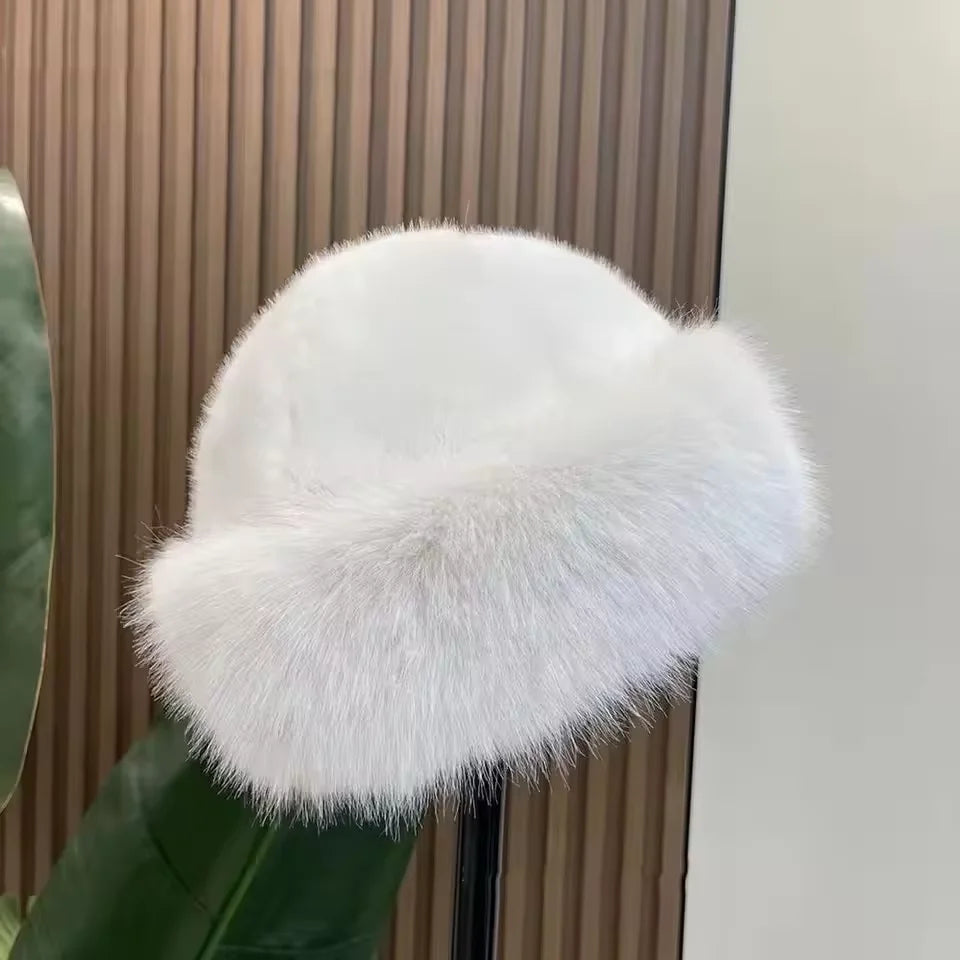 Women's Faux Fur Winter Hat – Soft Warm Cold Weather Cap