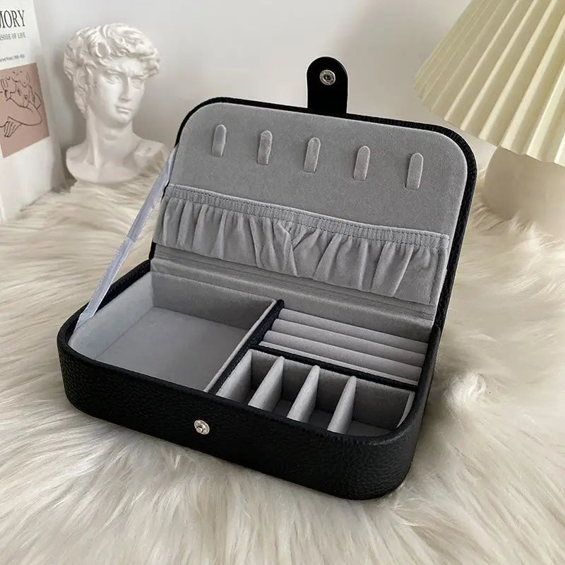 Portable Travel Jewelry Organizer Case