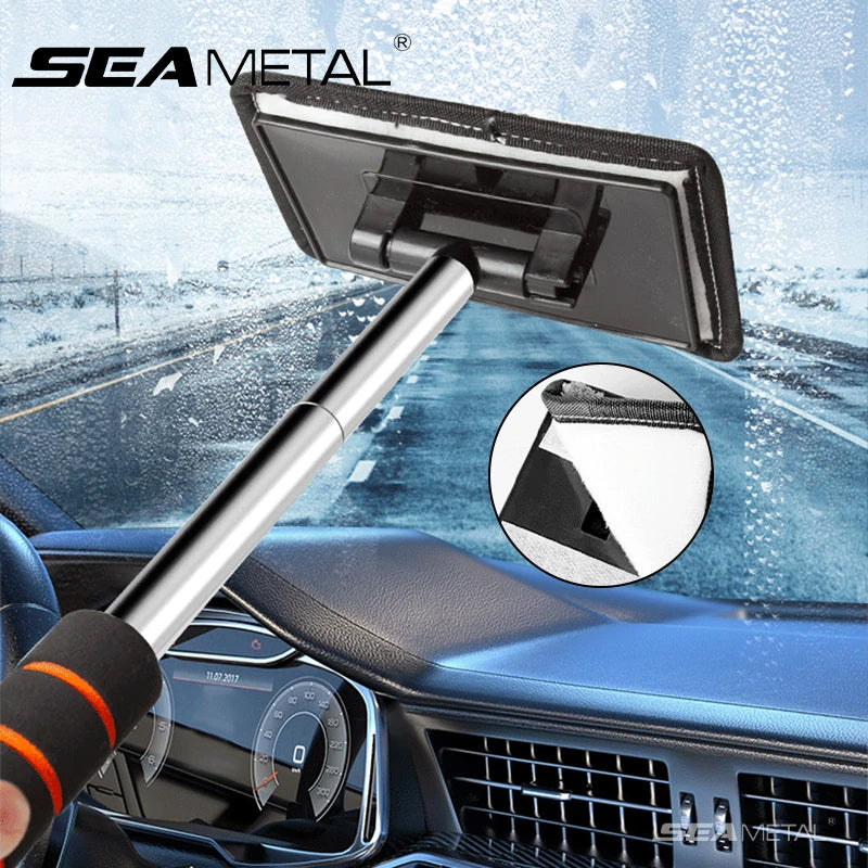 Car Windshield Cleaning Brush – Telescopic Long Handle Glass Cleaner