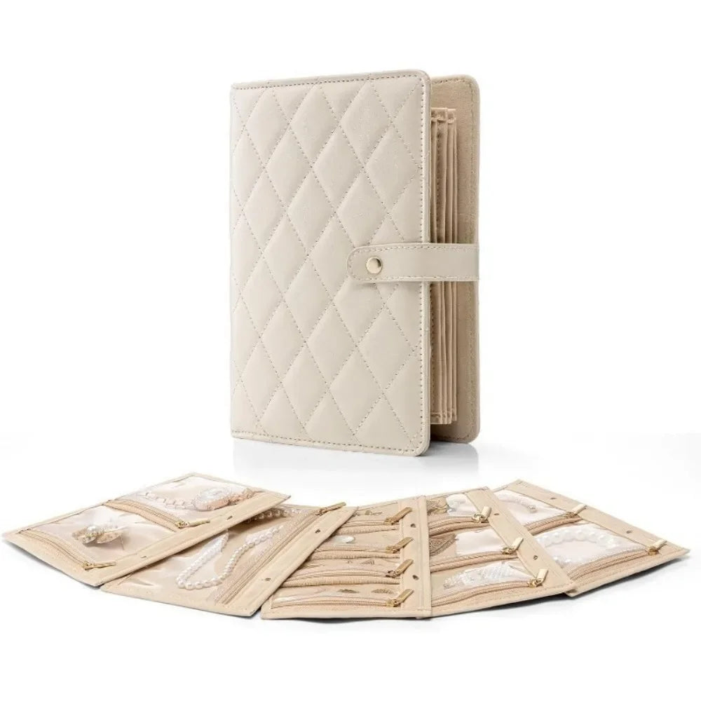 Portable Jewelry Organizer Binder Book