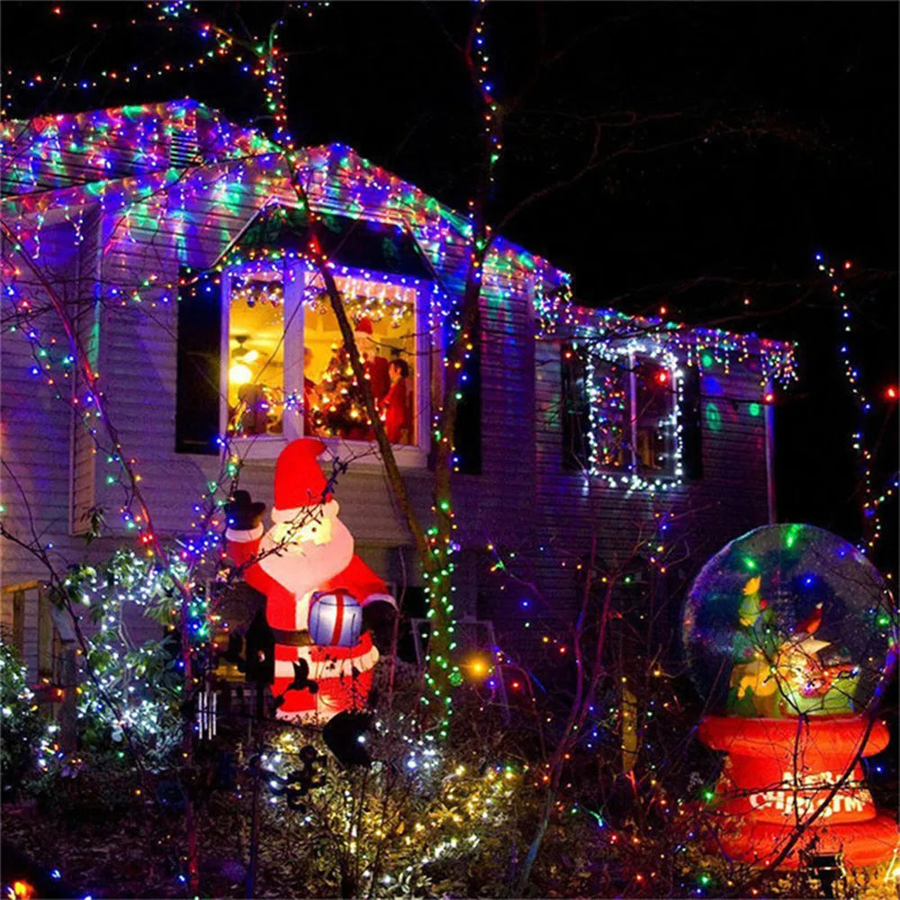 LED Christmas String Lights – 5M to 100M Fairy Lights for Holiday Decor