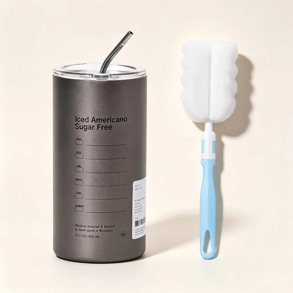 Gradient Sports Water Bottle with Capacity Markings