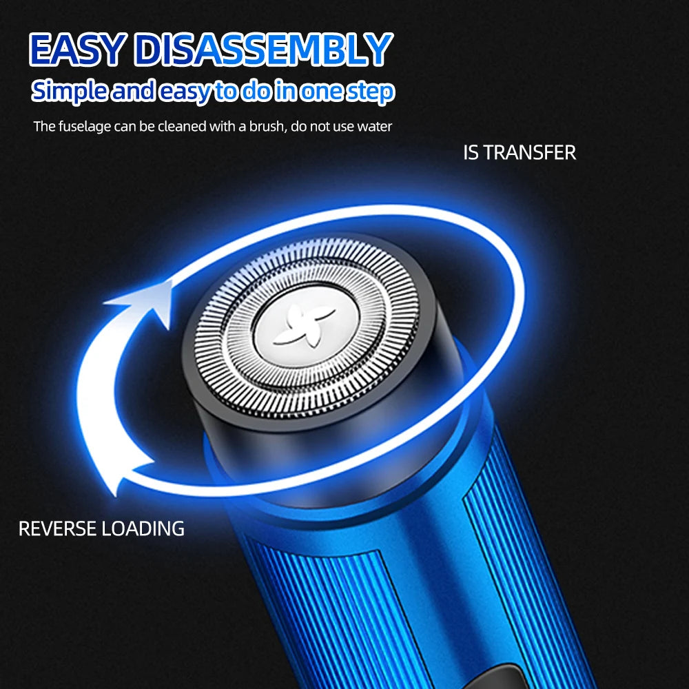 Portable Rechargeable USB Mini Electric Shaver