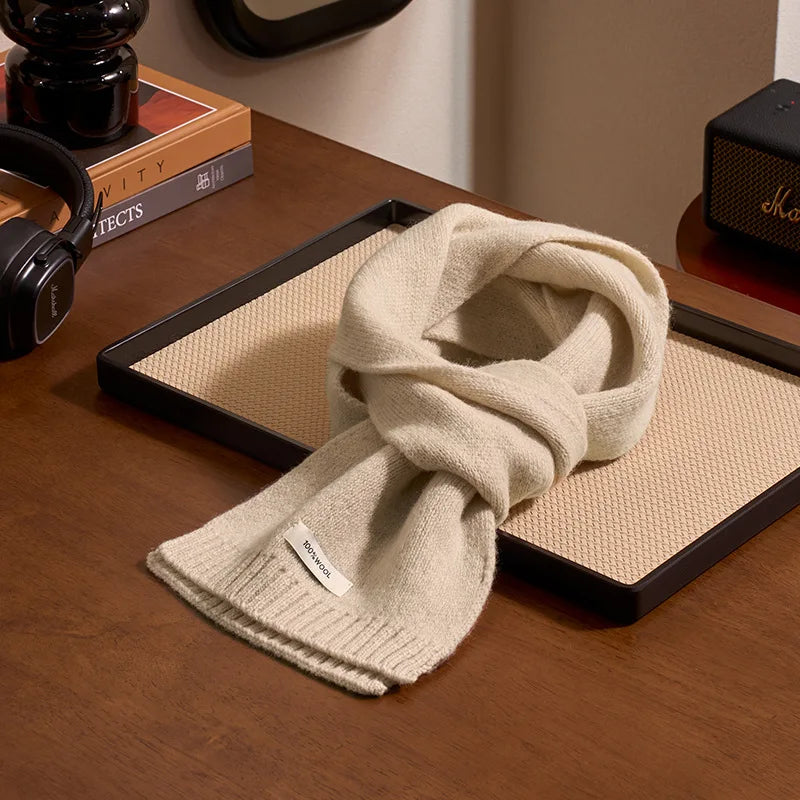 Women's Warm Winter Scarf – Soft Solid Color Shawl