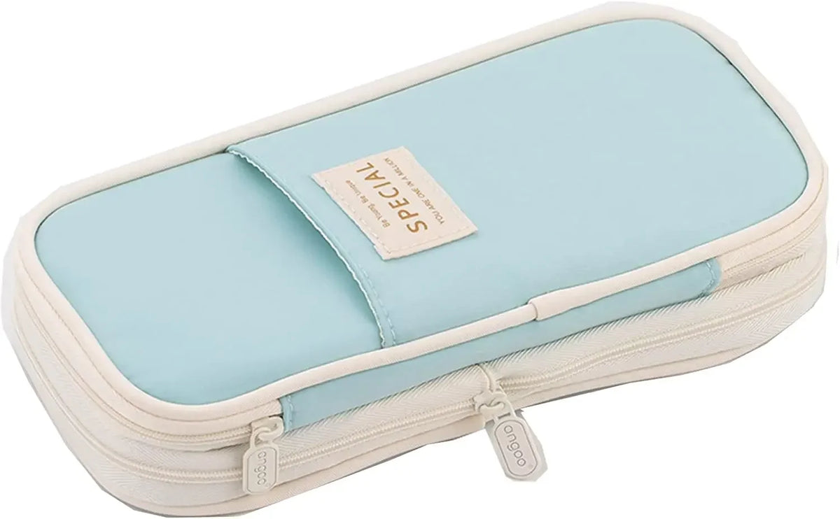 Macaron Color Large Capacity Double-Layer Pencil Case