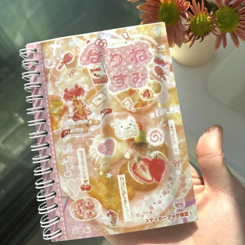 Cute Pink Aesthetic Sticker Book for Journals & Planners