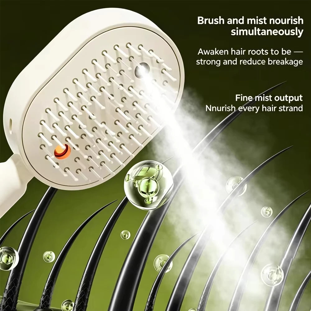 3-in-1 Electric Spray Scalp Massager Comb