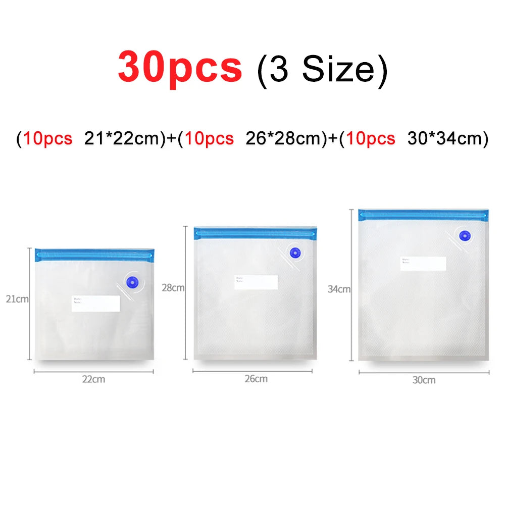 Reusable Vacuum Sealer Bags for Food Storage
