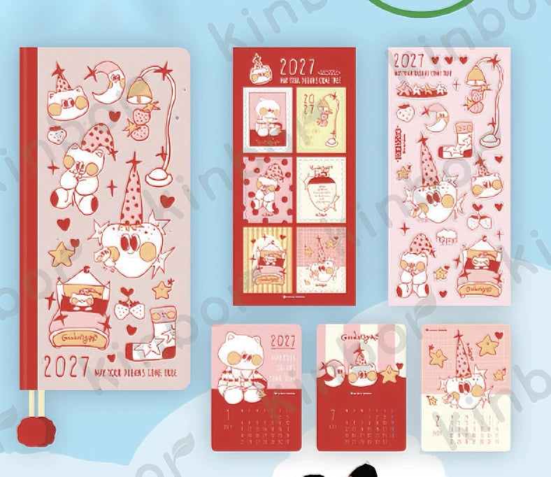 2027 Weekly Planner Notebook – Cute A5 Daily Agenda & Organizer