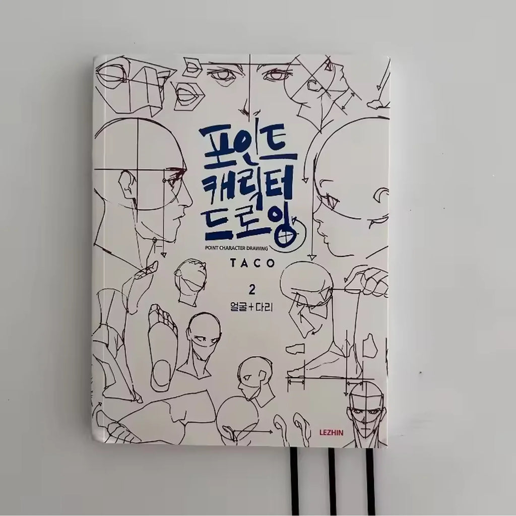English & Korean Character Drawing Book – Step-by-Step Art Guide