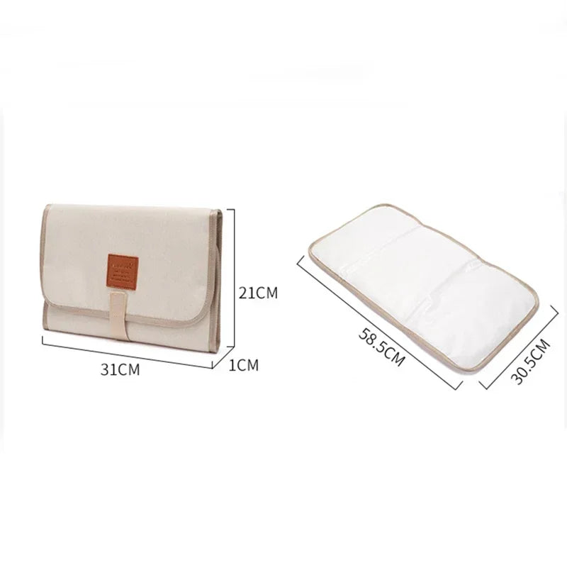 Waterproof Baby Diaper Changing Mat – Portable Washable Changing Pad