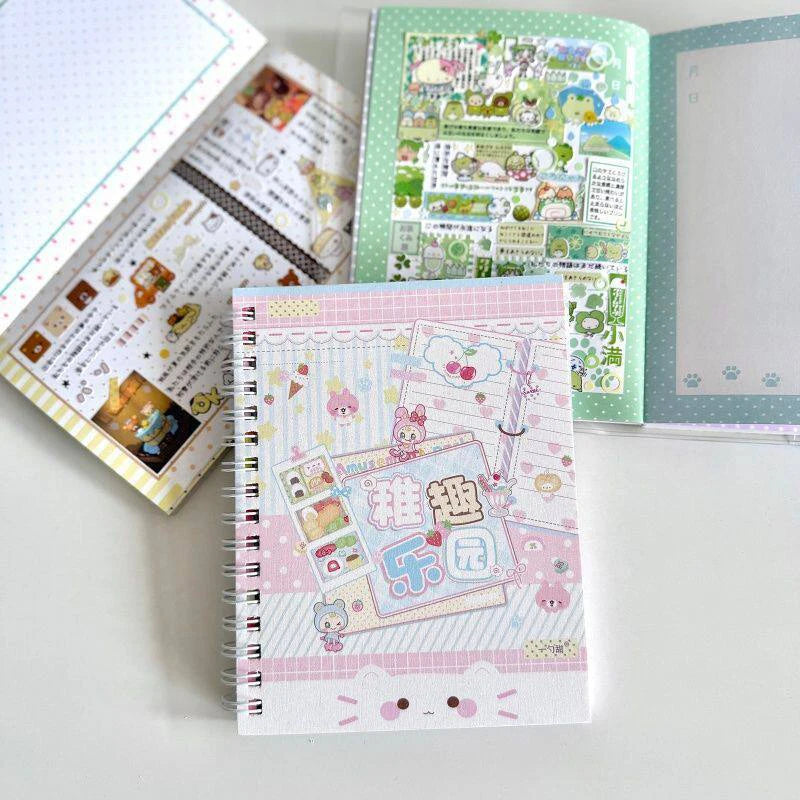 32-Page Cute Character Sticker Book for Journals & Planners